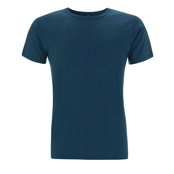 jeans-blaues T-Shirt Herren Bamboo | Mountevi, Südtirol